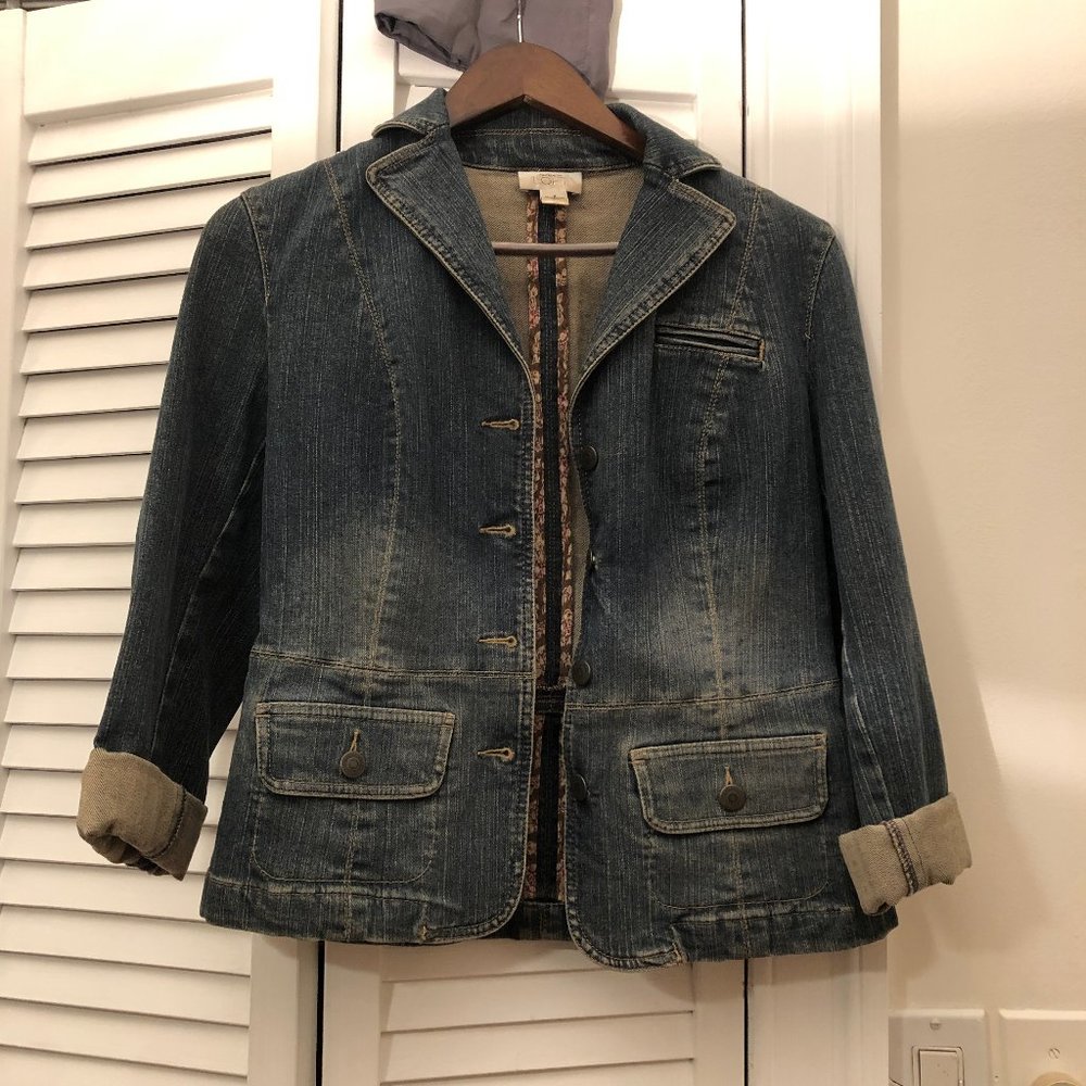 Ann Taylor jeans vest